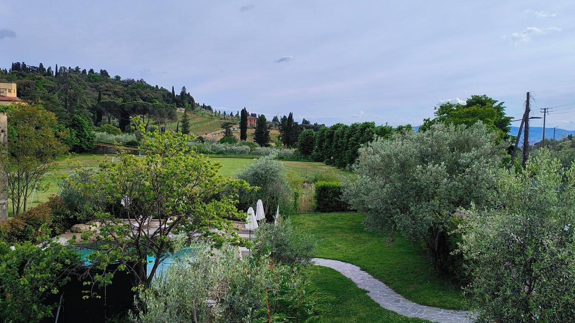 Villa Le Statue Florenz Exterior foto