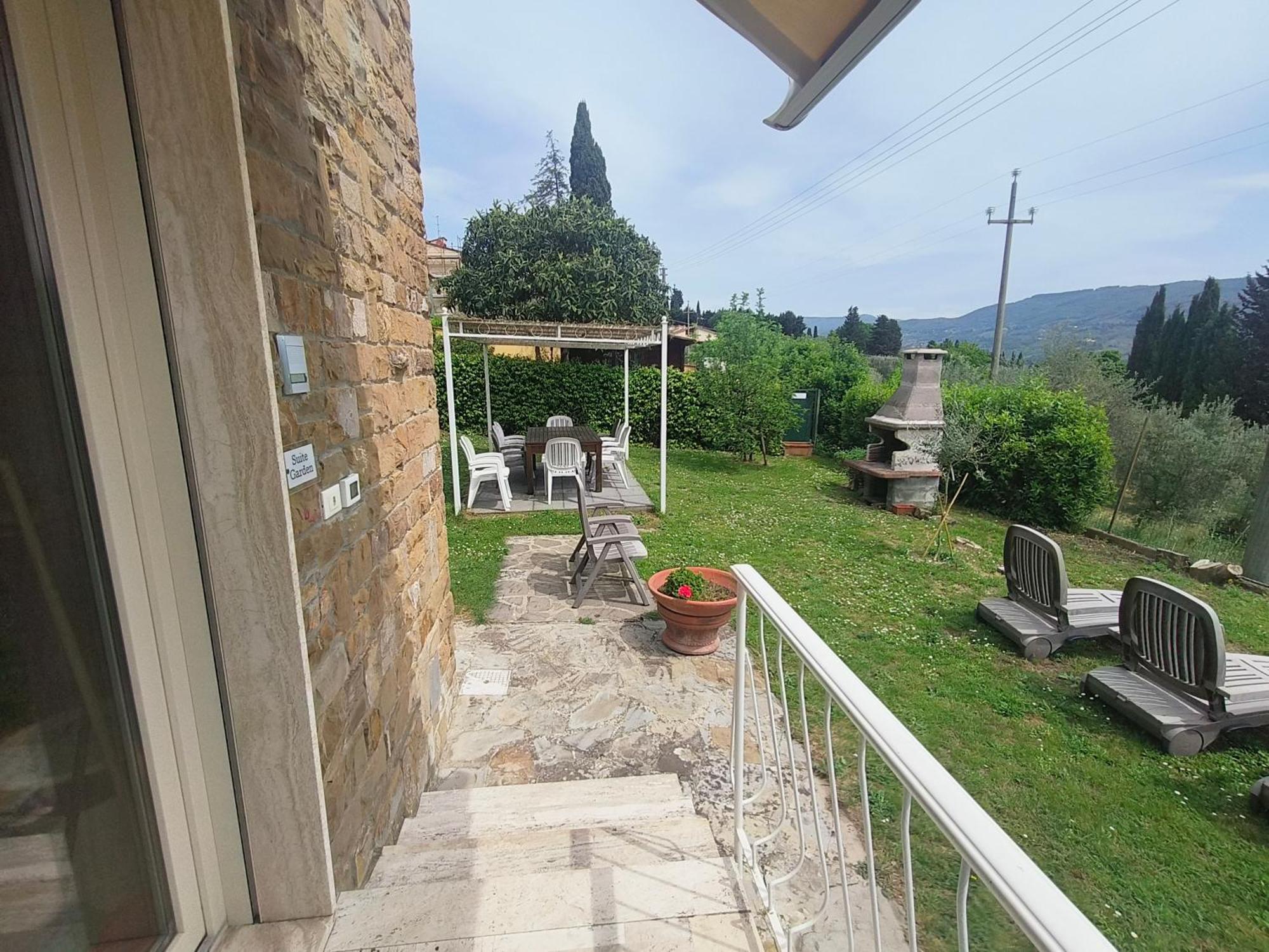 Villa Le Statue Florenz Exterior foto